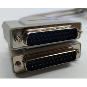 Resim D-Sub Kablo - 25 Pin Paralel - Erkek - Erkek - 2.6 Metre 