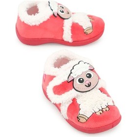 Resim Gezer Bebe Kız Çocuk Kışlık Cırtlı Ayarlanabilir Günlük Okul Kreş Panduf Ayakkabı Ga2kbm.03362.00.004.f66 Kırmızı 