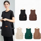 Resim 1 adet Çok Yönlü İş Önlüğü - Dayanıklı Polyester Karışımı, Mutfak, Restoran, Kahve Dükkanı ve Çay Dükkanı için İdeal - Siyah, Bej, Yeşil ve Kahverengi Renklerde Mevcut - Ayarlanabilir Askılı Çoklu Cep, Bahçecilik ve Günlük Kullanım için Mükemmel, Günlük Önlük|Ayarlanabilir Askılı Önlük|Dayanıklı Önlük 