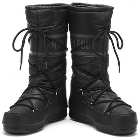 Resim Moon Boot 24009100-001 Moon Boot High Nylon Waterproof Kadın Siyah Kar Botu 