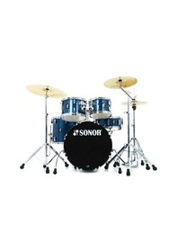 Resim Sonor Aqx Studio 5-parça Akustik Davul Seti Blue Ocean Sparkle 