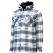 Resim Erkek Regular Fit Kapitoneli Kapüşonlu Çıtçıtlı Oduncu Mavi 001 