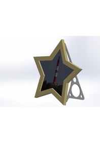 Resim Opencart Yıldız Şekilli Resim Çerçevesi Sadece Plastik Aparattır 