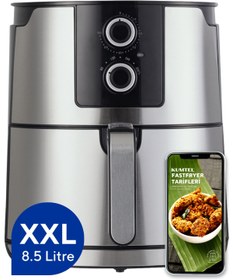 Resim Kumtel İnox Fastfryer (Yağsız Fritöz Airfryer) 