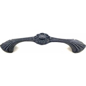 Resim MiraLive Antika Tarz Dekoratif Pirinç Göz Mobilya Kulbu - 21X127 Mm, Oksit 