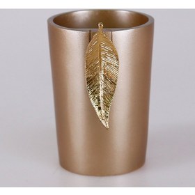 Resim Leaf Diş Fırçalık Vizon Altın Kahverengi 