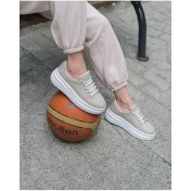 Resim Follini Kadın Deri Sneaker Vizon 