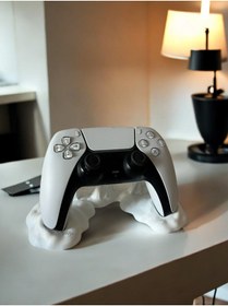 Resim magicland Ps5 Yapışkan Görünümlü Dekoratif Gamepad Standı - Ps5 Kol Tutacağı, Ps5 Joystick Standı 