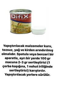 Resim DİFİX Mermer Seramik Ve Taş Yapıştırıcı / 250gr / Doğal Taş Yapıştırıcı 