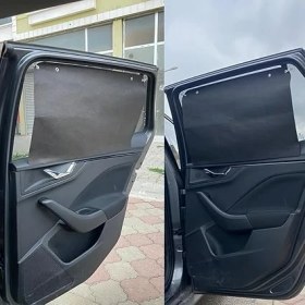 Resim Güneşlik Perde Yan Cam Güneş Önleyici Sinek Önleyici Anne Bebek Emzirme Perdesi-2 Adet 