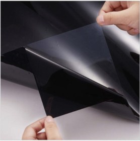 Resim Temiz Pazar Açık Siyah Cam Filmi 75 Cm X 2 Metre Yüzde 35 1 No Ön Camlar İçin 