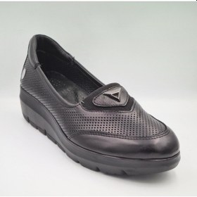 Resim Mammamia D25ya-7450 Siyah Hakiki Deri Kadın Casual Ayakkabı Siyah 