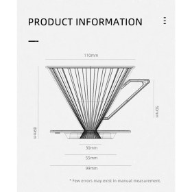 Resim Mhw-3bomber Elf Dripper - V60 Demleme 2-4 Cup 