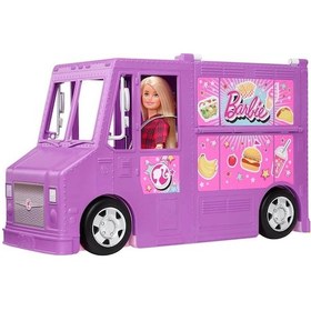 Resim Barbie'nin Yemek Arabası Oyun Seti Gmw07 Çok Renkli 
