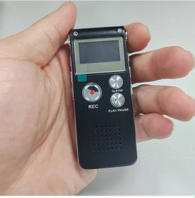 Resim Chuangyinshop 8gb Çok Fonksiyonlu Şarj Edilebilir Ses Kayıt Cihazı 650 Saat Mp3 Çalar Siyah 