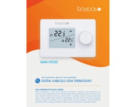Resim Baypayo Oda Termostatı Kablolu 