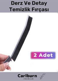 Resim Premium Series Pratik Çok Amaçlı Temizlik İnce Banyo Mutfak Derz Arası Detay Temizlik Fırçası 2 Adet 