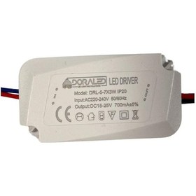 Resim 5-7x3w 700ma 15-25v Power Led Driver Ip20 Power Led Sürücü Beyaz 
