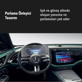 Resim E180 ile Dijital Gösterge Paneli Mat Ekran Koruyucu W214 
