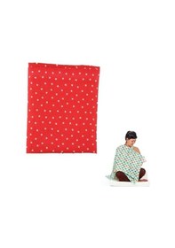 Resim Buffer Kullanışlı Kemerli Yıldız Desenli Bebek Emzirme Önlüğü Örtüsü 