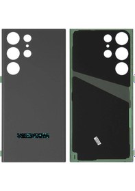 Resim Samsung Galaxy S23 Ulta Uyumlu Arka Kapak Batarya Kapağı Senalstore - Siyah Siyah 