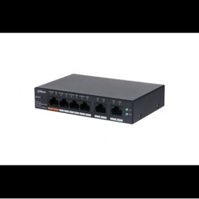 Resim Dahua Cs4006-4et-60, 4 Port, Megabit, Poe 60w, 2 Port Uplink, Cloud Yönetilebilir, Switch 