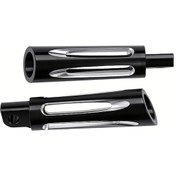 Resim Cloudstore Siyah Cnc Modifiye Ön Arka Ayaklık Harley Xl883 1200 X48 Dyna Motosiklet 