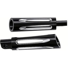 Resim Cloudstore Siyah Cnc Modifiye Ön Arka Ayaklık Harley Xl883 1200 X48 Dyna Motosiklet 