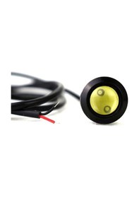 Resim Kartal Gözü Oto Ayna Altı Led Beyaz 18 MM 2 Adet 