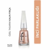 Resim Flormar Pearly Yoğun Pigmentli ve Sedef Yansımalı Oje PL374 Crystal Light 