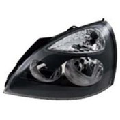 Resim AYFAR FAR SİNYAL SOL CLIO 2-SYMBOL 2 2004 ELEKTRİKLİ H7 H1 SİYAH KAPAKLI MAKO TİPİ 7701054058 