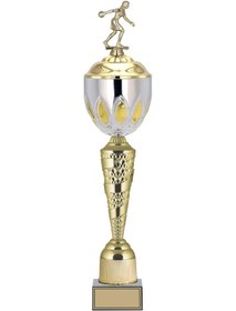 Resim Odak Kupa - Figürlü Kupalar - Bowling Kadın Figürlü Kupalar Fg-085 A - 64 Cm Altın - Beyaz 