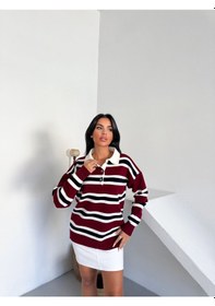 Resim HLT Jeans Beyaz Kadın Regular Fit Yüksek Bel Orta Boy Denim Kot Etek Alice-4001 Beyaz 