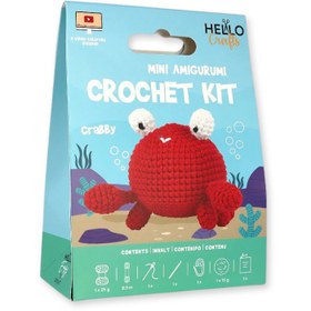 Resim Mini Amigurumi - Crabby 