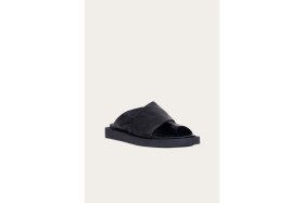 Resim Bueno Shoes Siyah Deri Kadın Düz Terlik 