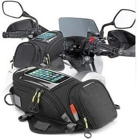 Resim Dancemonkey Su Geçirmez Motor Deposu Çantası Siyah, Dayanıklı Tasarım Siyah 