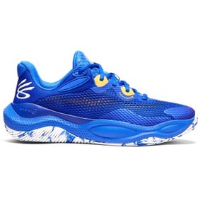 Resim Under Armour Curry Splash 24 Erkek Mavi Basketbol Ayakkabısı 3027636-401 
