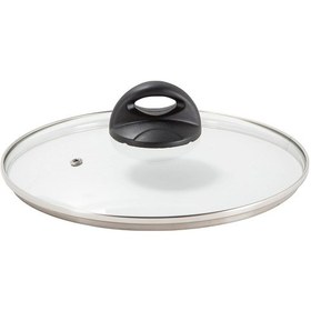 Resim Ermiya Tencere Tava Sahan İçin Temperli Z Tipi Cam Kapak 14 CM 