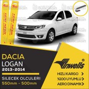 Resim Dacia Logan Muz Silecek Takımı (2013-2014) İnwells 