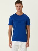 Resim Sport Mavi Logolu T-shirt 