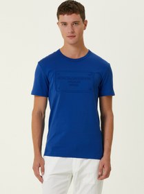 Resim Sport Mavi Logolu T-shirt 