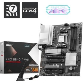 Resim Msı Pro B840-P Wıfı Ddr5 8000MT/S 1xhdmı 2xm.2 Atx Am5 (Amd Am5 9000/ 8000/ 7000 Seri Işlemci Uyumlu) 