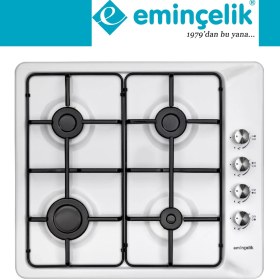 Resim Eminçelik ve Afm Tech Marka / Wigan Beyaz Ankastre Set (FM7701 + 31 221 Emaye + 1420 W60 Piramit) 