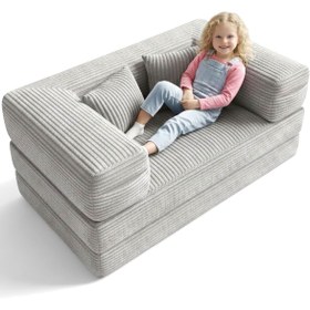 Resim foamly 140x70 cm Modüler Çocuk Koltuğu - Fonksiyonel Oyun Minderi ve Kanepe Tamamen Sünger 