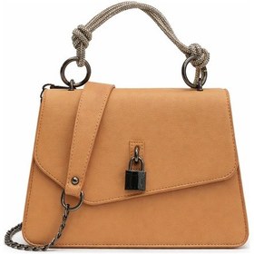Resim Çapraz Askılı Kadın Çanta Nut Y16716-05 Vizon 