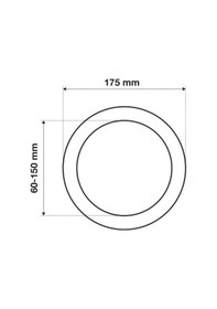 Resim 2400 Lm Ip40 X-Plus 24W Beyaz Panellıght 60-150 Mm Ayarlanabilir 