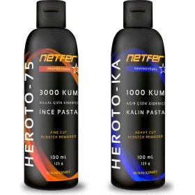 Resim Netfer 2'li İnce Kalın Pasta Set - 2x100 mL 