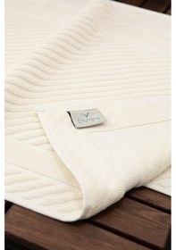 Resim Leoline %100 Pamuk Premium 2'li Ayak Havlusu Krem 