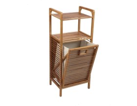 Resim UltraMint Şık ve Dayanıklı Ahşap Çamaşır Sepeti, Pratik Taşıma ve Depolama Çözümü 