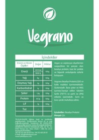 Resim Vegrano Bezelye Proteini 5 x 100 G 